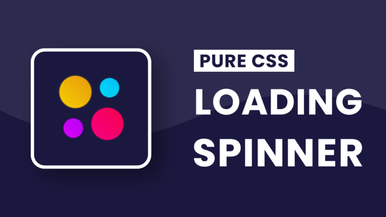 Animated Loading Spinner | Pure CSS | Coding Artist