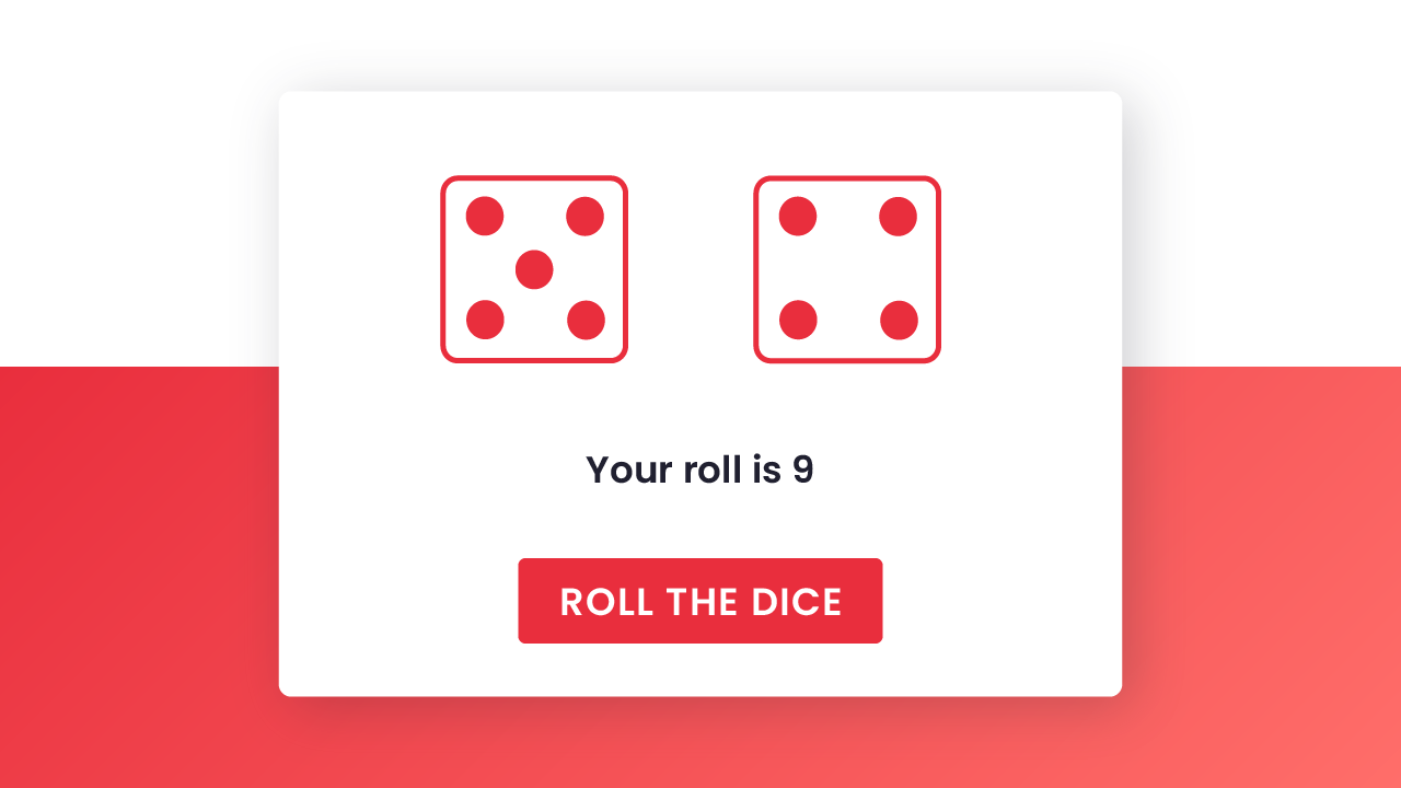 Roll the dice. Игры на JAVASCRIPT. Roll the dice game. Roll dice app.