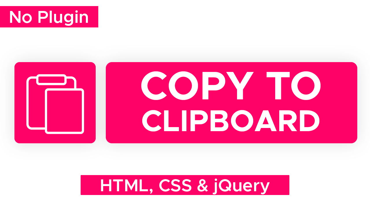 Video copying. Copy to clipboard button. To copy. Copy button. JQUERY copy click.
