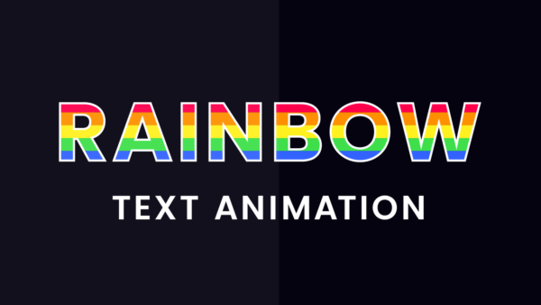 Stunning CSS Rainbow Text Effect | Coding Artist