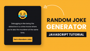 Random Joke Generator Javascript | Coding Artist