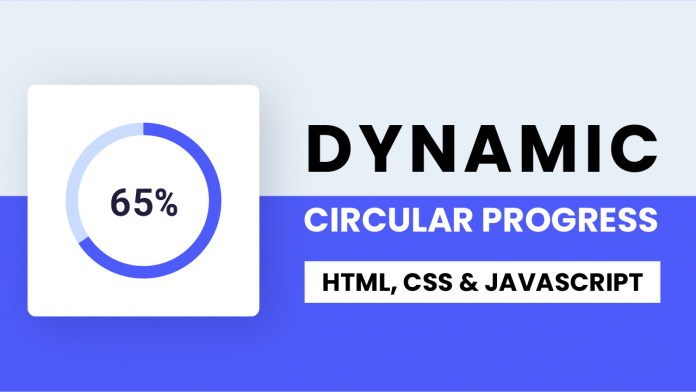 Circular Progress Bar CSS Javascript