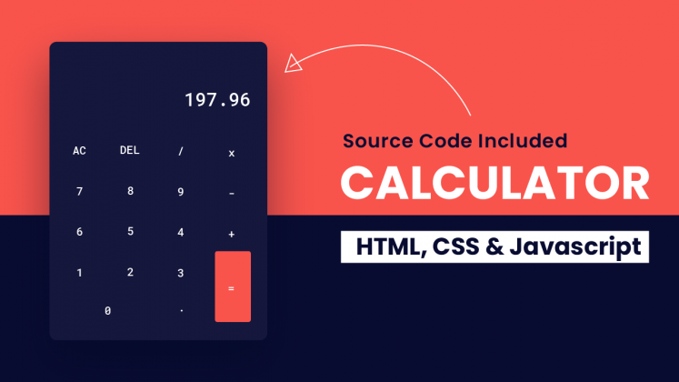 How to Create Calculator Using HTML, CSS And Javascript | Coding Artist