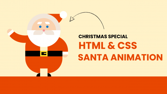 Santa Animation HTML CSS