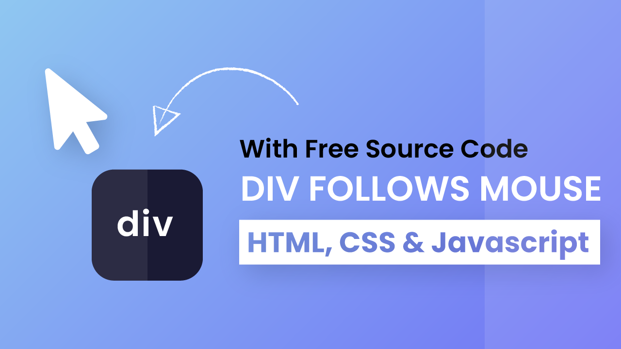 Div Follows Mouse Cursor HTML CSS Javascript Coding Artist