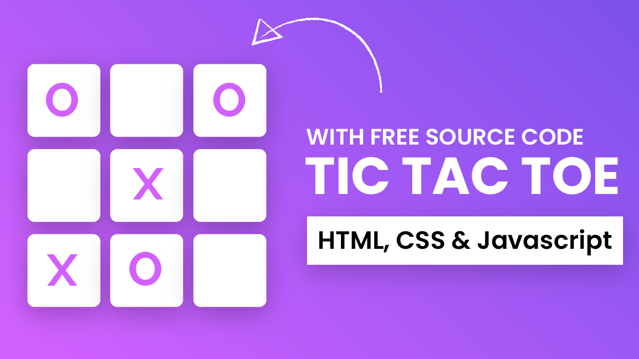 Tic Tac Toe Game, HTML, CSS and Javascript