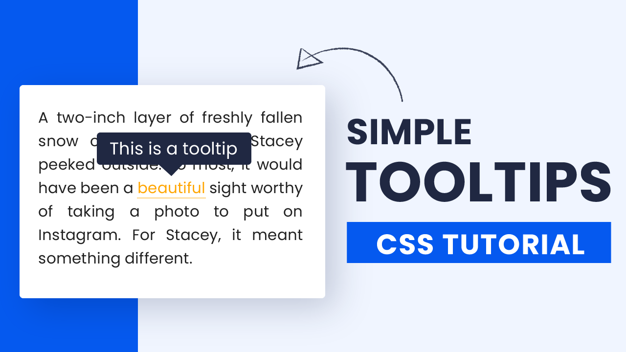 Simple Tooltips On Hover HTML CSS Tutorial Coding Artist