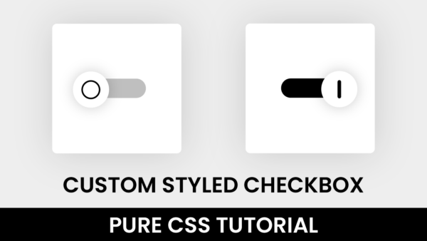 Custom Styled Checkbox | HTML & CSS Tutorial | Coding Artist