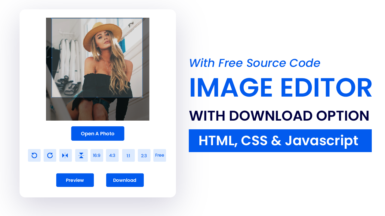 Image Editor HTML CSS Javascript Coding Artist