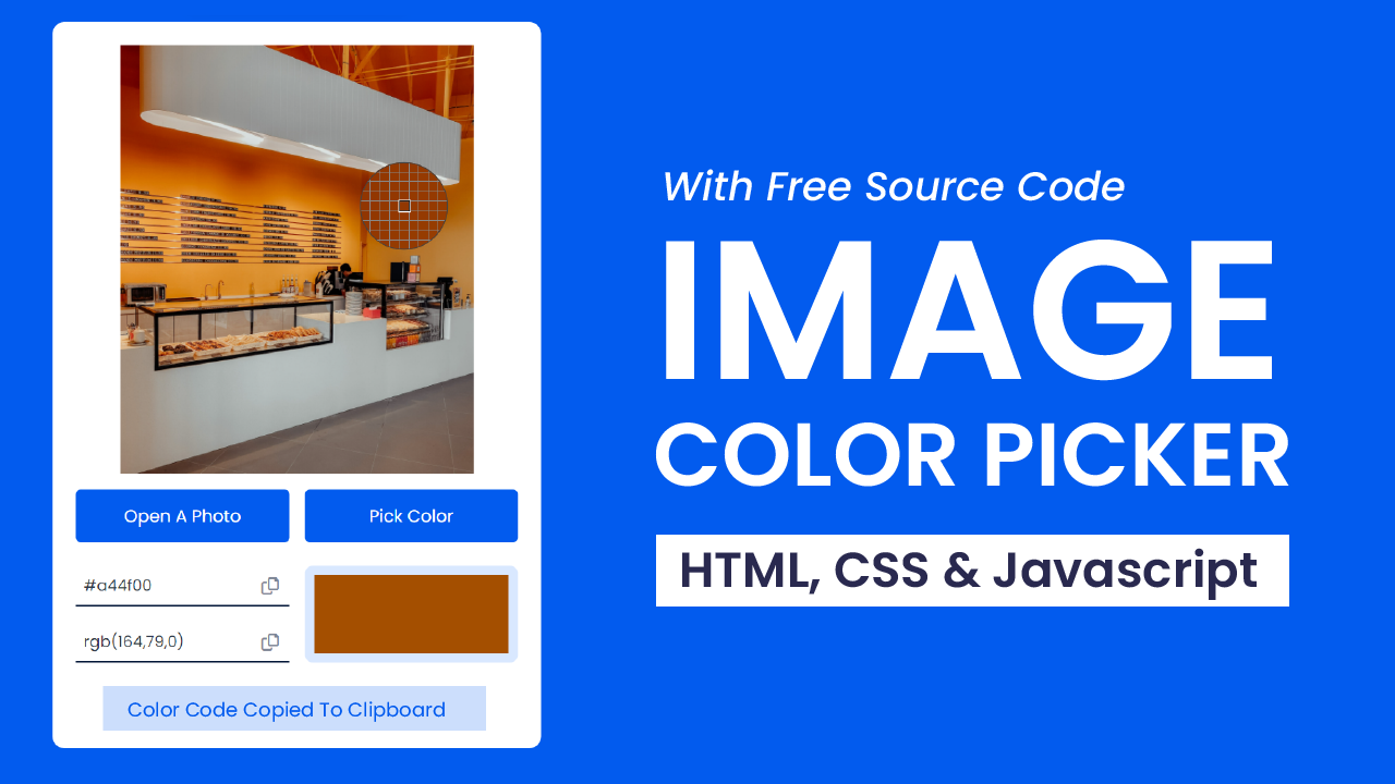 online html color picker from image