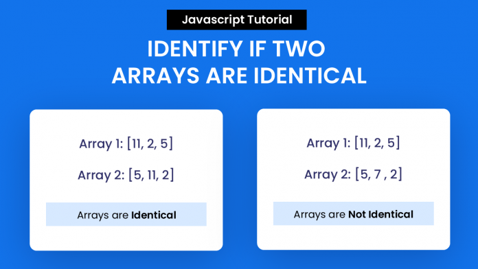 Check if two arrays are identical javascript