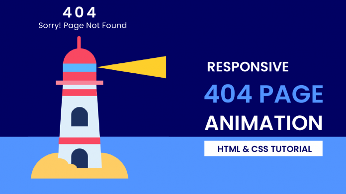 404 Page Animation CSS