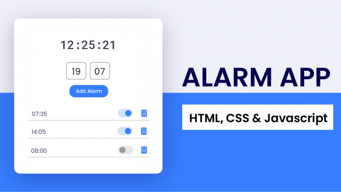 Alarm App Javascript