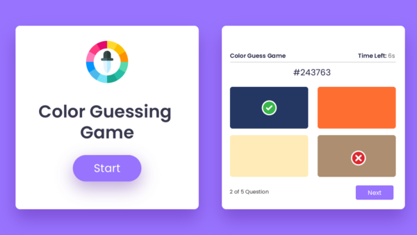 Color Guessing Game Javascript | Coding Artist