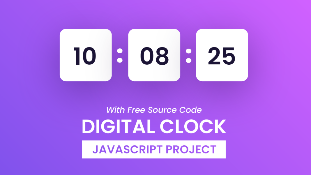 Digital Clock Javascript | Coding Artist