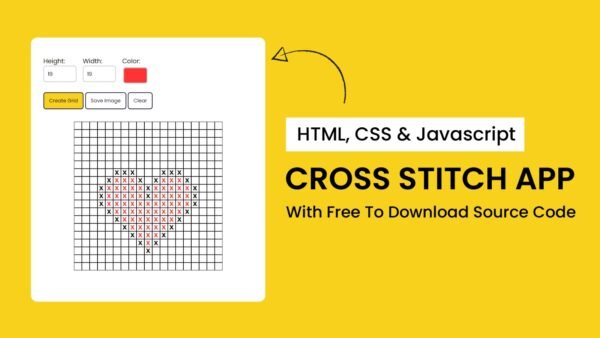 Cross Stitch App | Coding Artist