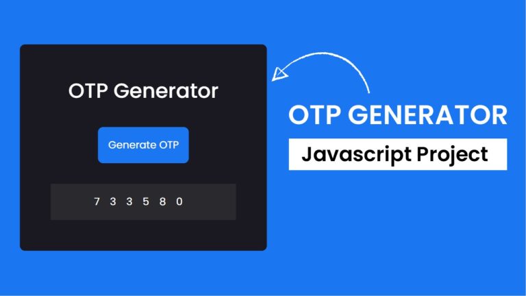 OTP Generator Javascript Project