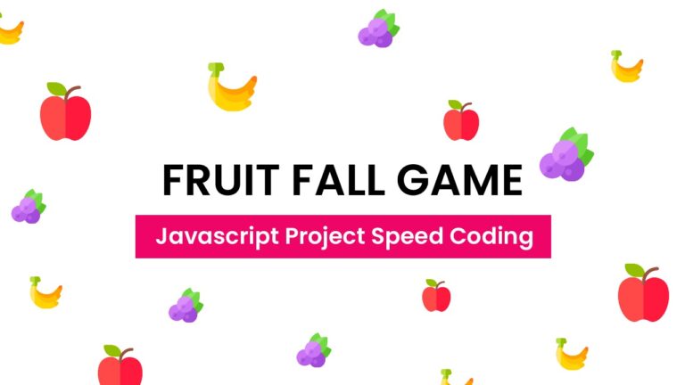 Fruit Fall Game Javascript