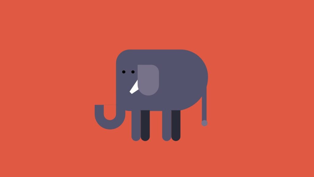 Elephant css art coding artist