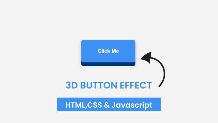 3D Button With HTML, CSS & Javascript