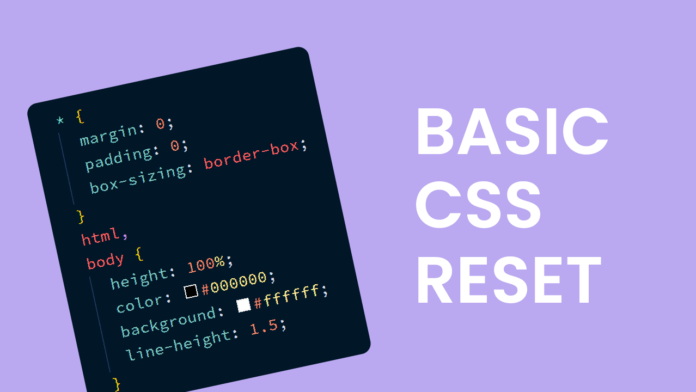 Basic CSS Reset