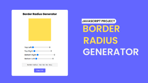 Redius In.html Interactive Border Radius Tool | HTML, CSS & Javascript | Coding Artist
