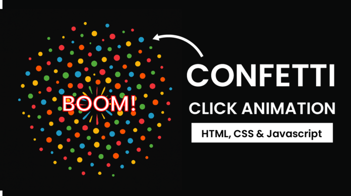 Confetti Bursts On Click Javascript