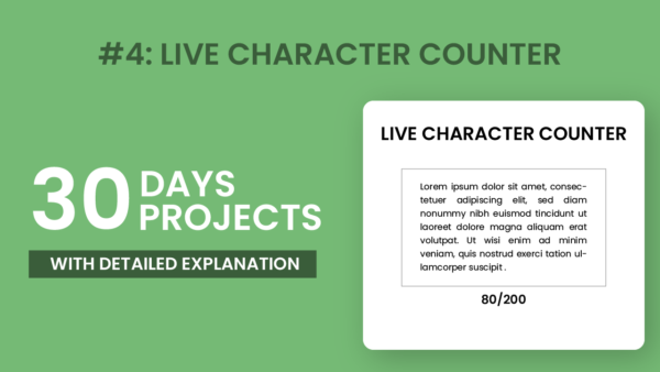 Building a Live Character Counter with HTML, CSS, and JavaScript ...