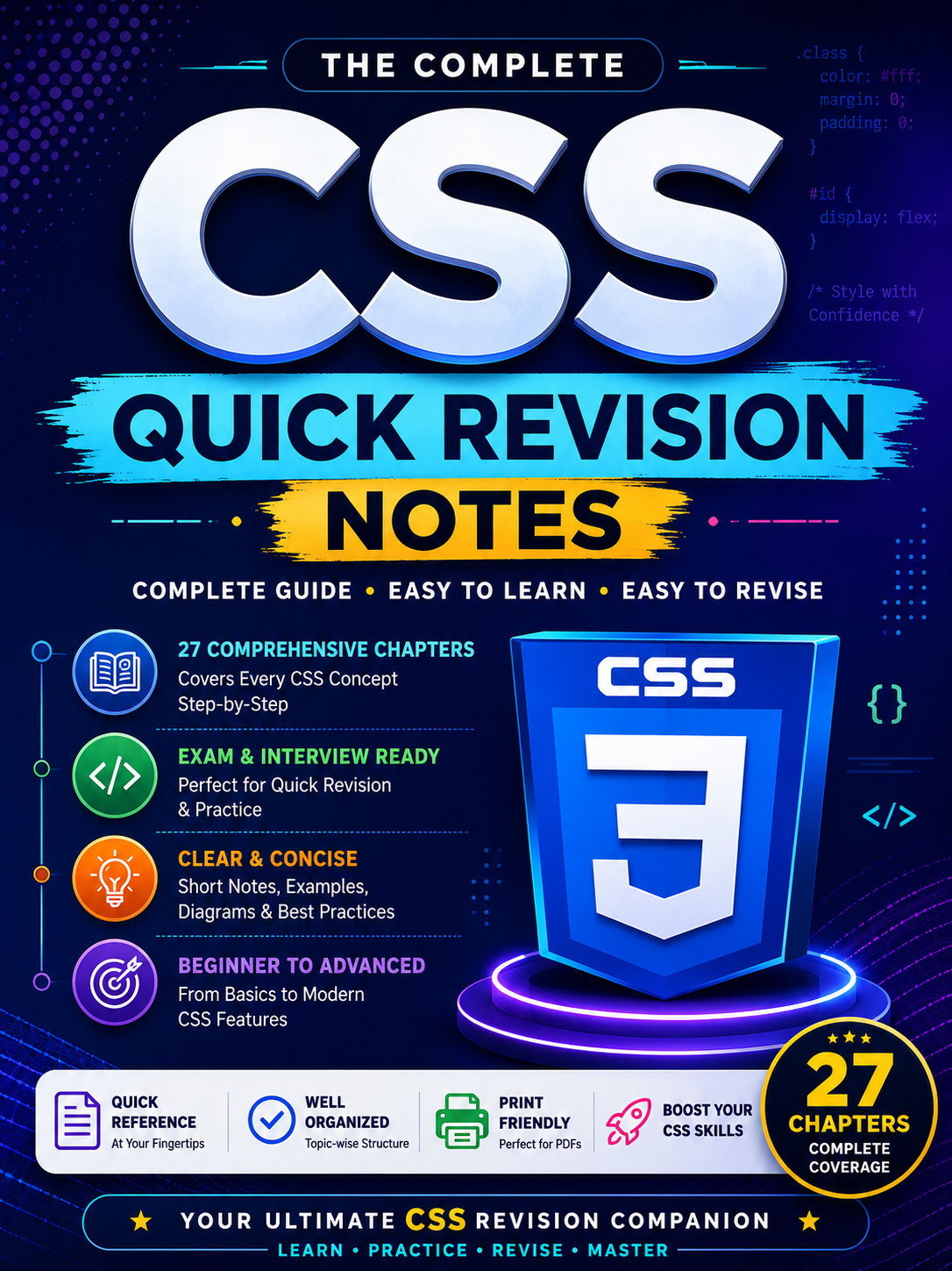 CSS Quick Revision Notes