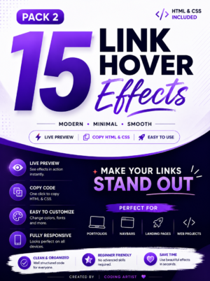 Link Hover Effect - Pack 2