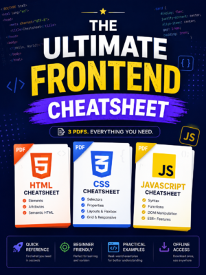 Frontend Mastery Cheatsheet Bundle