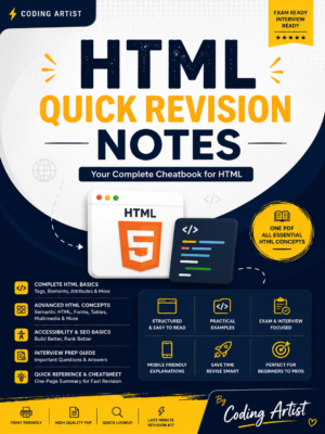 HTML Quick Revision Notes