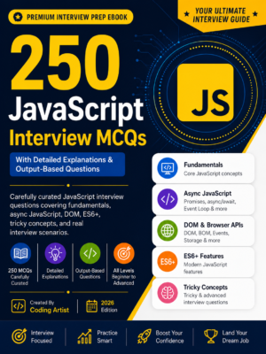 250 Javascript Interview MCQs