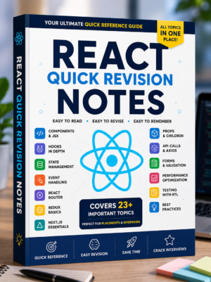 React Quick Revision Notes