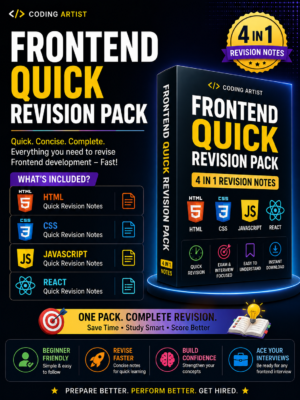 Frontend Quick Revision Pack