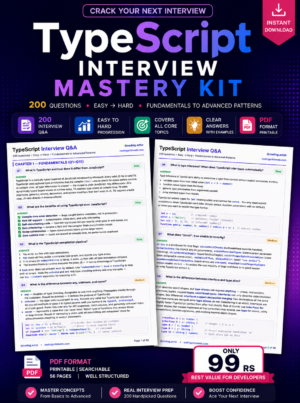 TypeScript Interview Mastery Kit