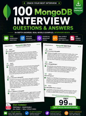 100 MongoDB Interview Questions & Answers