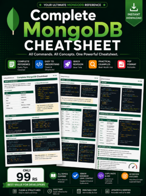 Complete MongoDB Cheatsheet