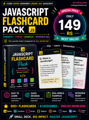 JavaScript Flashcard Pack