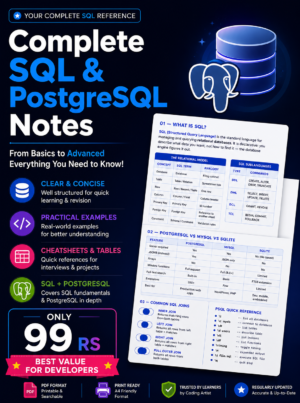 Complete SQL & PostgreSQL Notes