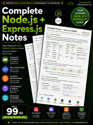 Complete Node.js + Express.js Notes