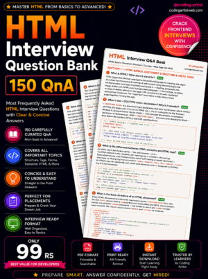 HTML Interview Question Bank