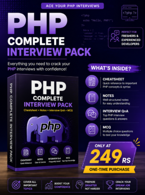 PHP Complete Interview Pack