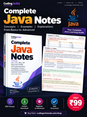 Complete Java Notes